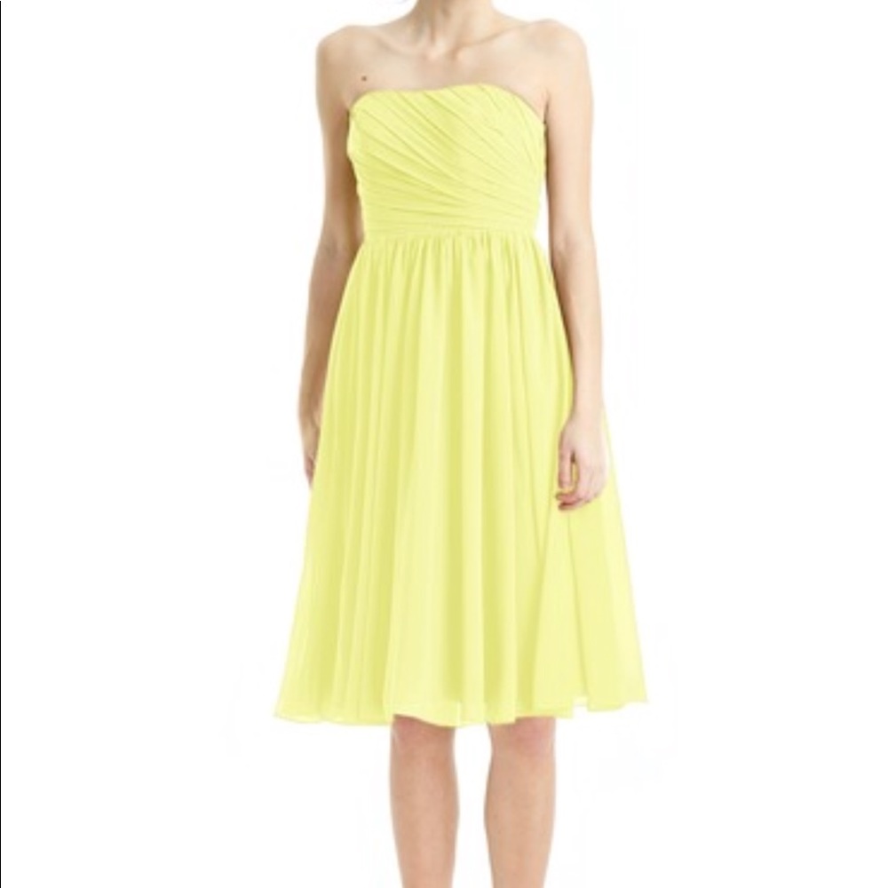 Azazie Katie Bridesmaid Dress in color Daffodil